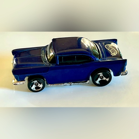 🔥🛞 Hot Wheels 1978 ‘ 55 Navy Blue Chevy Blue Streak Series by Mattel - Picture 4 of 5